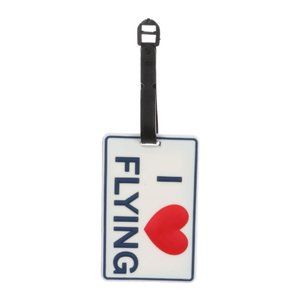 I Heart Flying ~ Travel Suitcase ID Luggage Tag and Suitcase Label